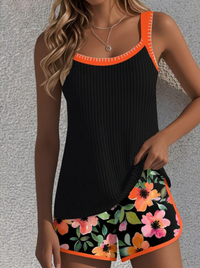 Valeria - Tankini Élégant avec Short Floral