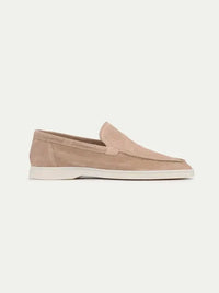 Laurent – Mocassins Classiques en Suède Beige
