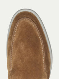 Henri – Mocassins Classiques en Suède Camel