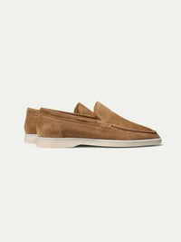 Henri – Mocassins Classiques en Suède Camel