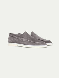 André – Mocassins Classiques en Suède Gris